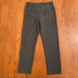 The North Face Heather Gray Crop Workout Leggings